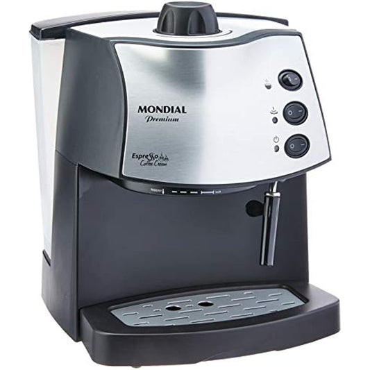 Máquina de Café Expresso Mondial Coffee Cream C-08 CAFETEIRA-127V-PRETO/INOX