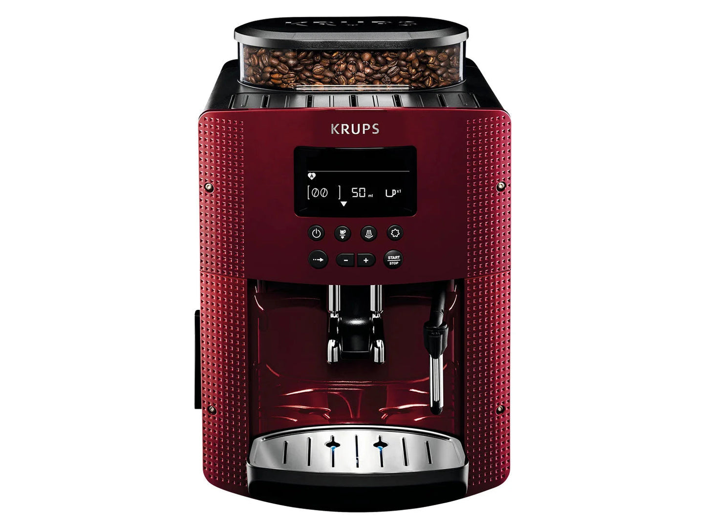 Krups coffee machine »EA8155«, compact design, red