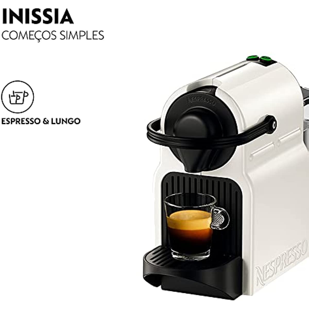 Nespresso Inissia Branca, Cafeteira, 110V