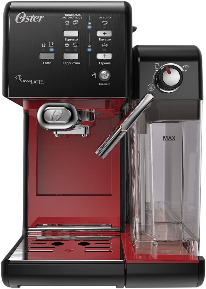 Cafeteira Espresso Oster, PrimaLatte II, Vermelho, 127V