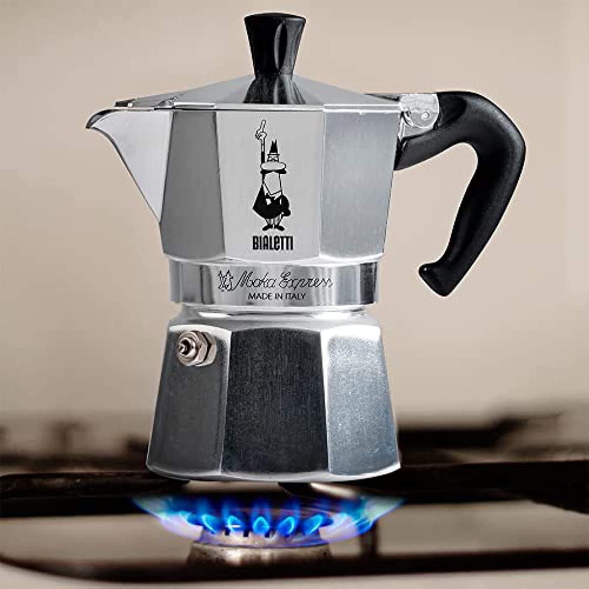 Bialetti Cafeteira, Alumínio, Prata, 12 xícaras