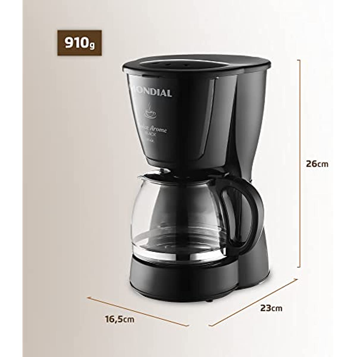 Cafeteira Elétrica Dolce Arome, 110V, Mondial - C-30-18X-FB